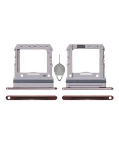 Sim Card Tray for Samsung Galaxy Z Flip2(With Card Needle)(Gold)