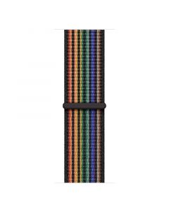 Woven nylon strap for iwatch42/44/45/49mm(Pride Black)