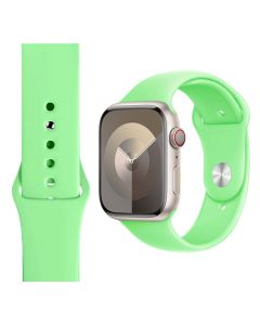 Silicone Strap for Apple iWatch Series (42/44/45/49MM)(Official Mint)