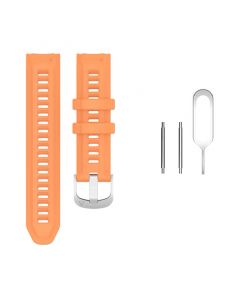 Silicone Strap for Garmin Instinct 2S(Orange)