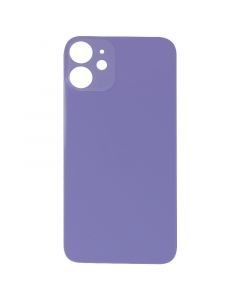 Back Glass Cover for iPhone 12 Mini (for iPhone/Large Camera Hole) - Purple