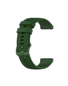 Silicone Strap for Garmin venu/Garmin venu sq/Garmin vivoactive 3 (20MM) (Army Green)