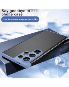 Corner pad protective case for Samsung Galaxy S22 Ultra (TPU)(Blue)