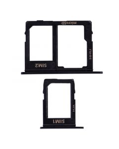 Sim Card Tray and MicroSD Card Tray for Samsung Galaxy J8 (J810/2018)(Black)