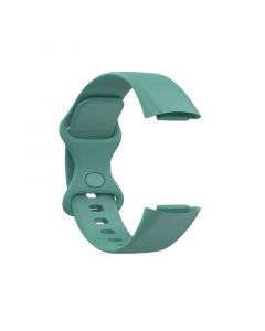 Silicone Strap for Fitbit Charge5(103 108mm)(Pine Green)