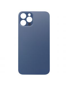 Back Glass Cover for iPhone 12 Pro (for iPhone/Large Camera Hole) - Blue