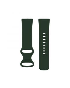 Silicone Strap for Fitbit Versa 3(100 102mm)(Military Green)