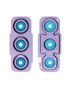Back Camera Lens With Bezel Ring for Samsung Galaxy S21 FE 5G (Purple)