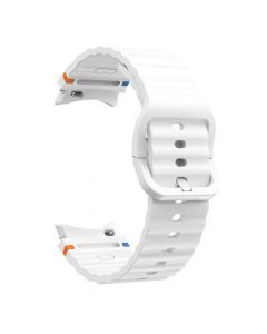 Silicone Sport Strap for Samsung Galaxy Watch7(40/44MM)(White)
