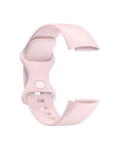 Silicone Strap for Fitbit Charge5 (103 145mm)(Pink Sand)