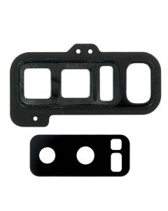 Back Camera Glass Lens and Cover Bezel Ring for Samsung Galaxy Note 8 (Black)