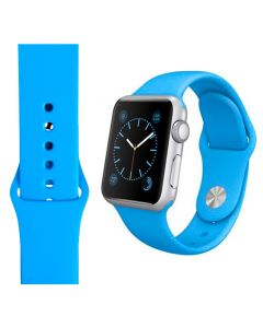 Silicone Strap for Apple iWatch Series (42/44/45/49MM)(Blue)