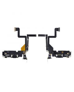 Charging Port Flex Cable for iPhone 14 Pro (Black)