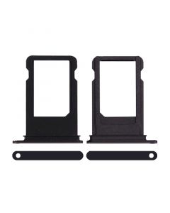 Sim Card Tray with Waterproof Gasket Ring for iPhone 7 Plus(Black)