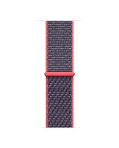 Woven nylon strap for iwatch42/44/45/49mm(Electric Pink)