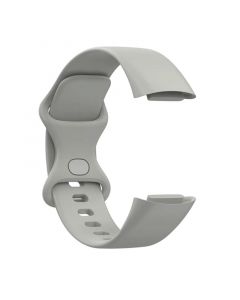 Silicone Strap for Fitbit Charge5 (103 145mm)(Rock Gray)