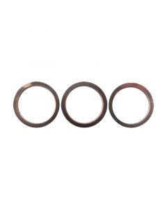 Back Camera Frame Ring for iPhone 11 Pro Max(Gold)(3 piece set)