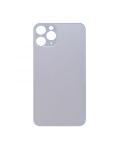 Back Glass Cover for iPhone 11 Pro (for iPhone/Large Camera Hole) - White