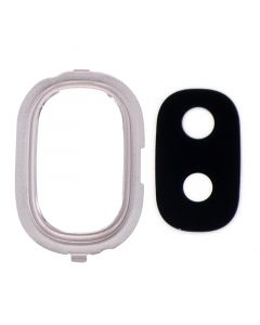 Back Camera Lens With Bracket for Samsung Galaxy J4 (J400/2018) (Silver)