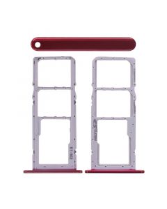 Dual Sim Card Tray for LG K42 (2020) / K52 (2020) / K62 (2020)(Red)