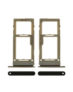 Sim Card Tray and MicroSD Card Tray for Samsung Galaxy S9/S9 Plus(Black)