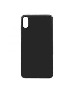 Back Glass Cover for iPhone XS (for iPhone/Large Camera Hole) - Black
