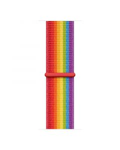 Woven nylon strap for iwatch42/44/45/49mm(Rainbow)