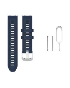 Silicone Strap for Garmin Instinct 2S(Deep Blue)
