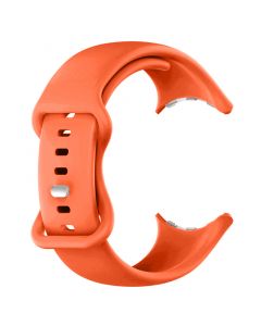 Silicone Strap for Google Pixel Watch/Watch2(Vitality Orange)
