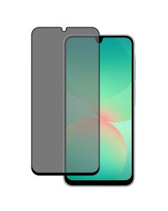 Privacy Tempered Glass with Silk-Printed Black Edges for Samsung Galaxy A26 5G