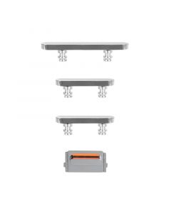 Hard Buttons(Power/Volume/Switch) for iPhone 12 Pro/12 Pro Max(Silver)