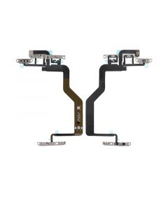 Power and Volume Flex Cable with Metal Plate for iPhone 12/12 Pro