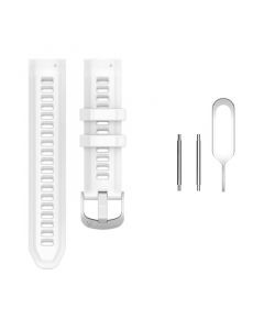 Silicone Strap for Garmin Instinct 2S(White)