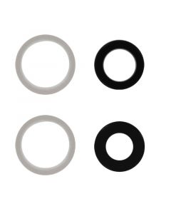 Back Camera Lens With Bracket & Bezel for iPhone 12 / 12 Mini (White)