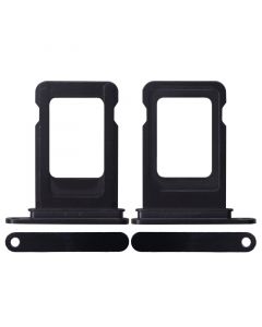 Single Sim Card Tray for iPhone 14 Pro Max (Black)