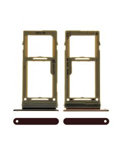 Sim Card Tray and MicroSD Card Tray for Samsung Galaxy Note 9(Metallic Copper)