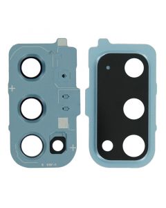 Back Camera Lens with Cover Bezel Ring for Samsung Galaxy S20/S20 5G (Blue)