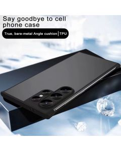 Corner pad protective case for Samsung Galaxy S24 Ultra (TPU)(Black)