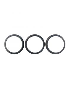 Back Camera Frame Ring for iPhone 11 Pro Max(Gray)(3 piece set)