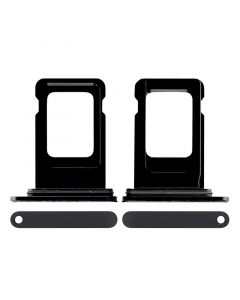 Sim Card Tray with Waterproof Gasket Ring for iPhone XR(Black)