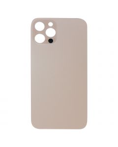 Back Glass Cover for iPhone 12 Pro (for iPhone/Large Camera Hole) - Gold