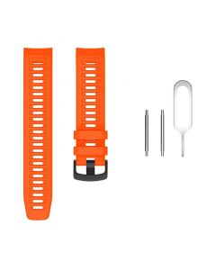 Silicone Strap for Garmin Instinct 2(Orange)