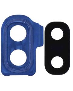 Back Camera Glass Lens and Cover Bezel Ring for Samsung Galaxy A10e (A102/2019) (Blue)