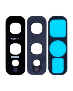 Back Camera Lens (Glass Only) With Adhesive for Samsung Galaxy S10e(Dark Blue)
