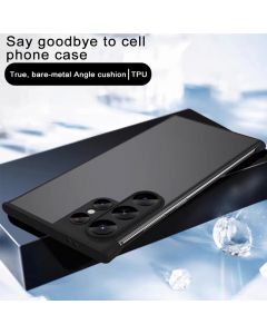 Corner pad protective case for Samsung Galaxy S22 Ultra (TPU)(Black)