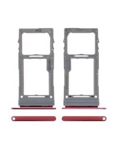 Single Sim Card Tray for Samsung Note 10 Lite (Red)