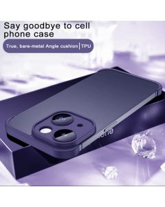Corner pad protective case for iPhone 13 (TPU)(Purple)