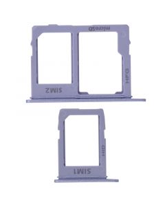 Sim Card Tray and MicroSD Card Tray for Samsung Galaxy J8 (J810/2018)(Purple)