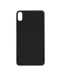 Back Glass Cover for iPhone XS Max (for iPhone/Large Camera Hole) - Black