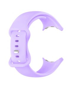 Silicone Strap for Google Pixel Watch/Watch2(Pale Purple)